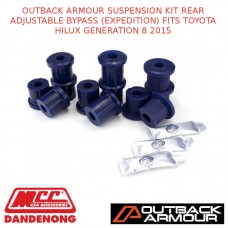 OUTBACK ARMOUR SUSPENSION KIT REAR ADJ BYPASS (EXPD) FITS TOYOTA HILUX GEN 8 15+